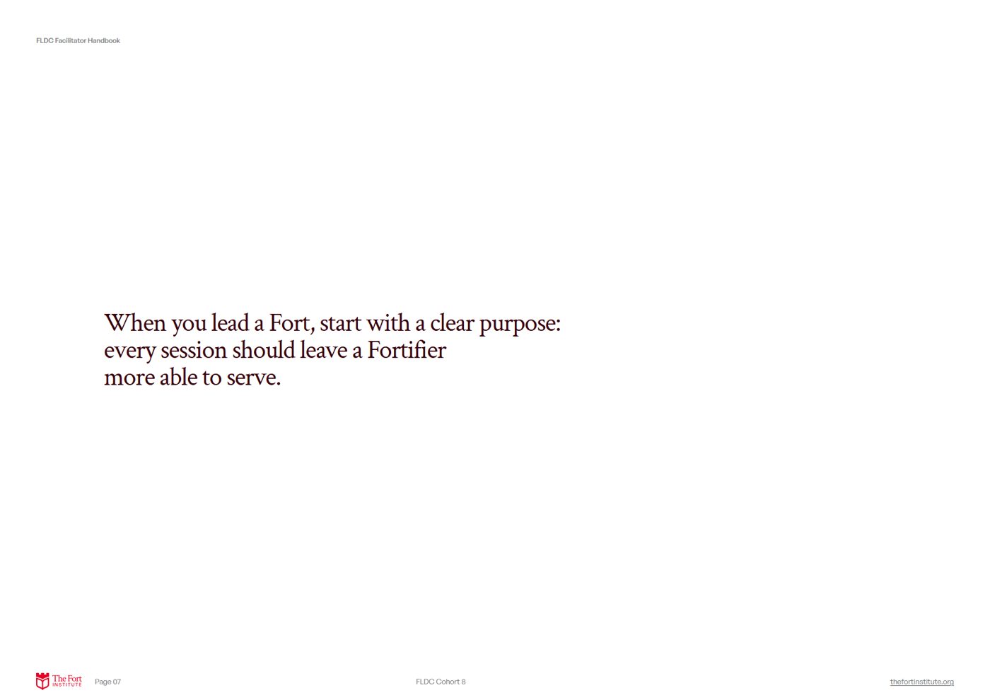 Facilitator handbook · quote
